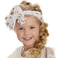 Kid\'s Lovely Cotton Bowknot Dots Headband(0-4Years Old)