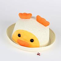 Kid\'s Yellow Duck Pattern Hat Cute Summer Hat