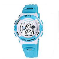 Kids\' Digital Watch Chinese Digital Rubber Band Casual Blue Yellow Rose