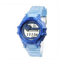 Kids\' Digital Watch Chinese Digital Rubber Band Casual Blue Yellow Rose