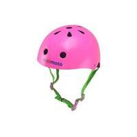 Kiddimoto Neon Pink Kids Helmet | M
