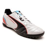 King Universal TT Football Trainers White/Ocean Blue/Orange