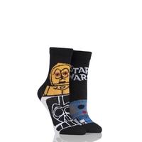 kids 2 pair sockshop star wars r2 d2 and c 3po socks