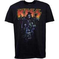 kiss mens t shirt black