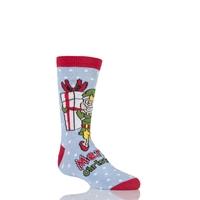 kids 1 pair sockshop dare to wear christmas socks santas elf