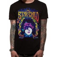 kiss the star child sk mens x large t shirt black