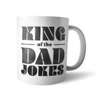king of the dad jokes mug