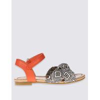 Kids Knotted Riptape Sandals