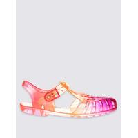 Kids Glitter Jelly Sandals