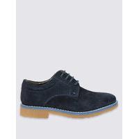 Kids Leather Derby Lace-up Shoes