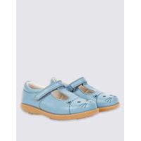 kids leather t bar shoes