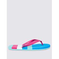 Kids Striped Flip Flops