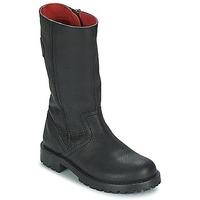 kickers haras girlss childrens high boots in black