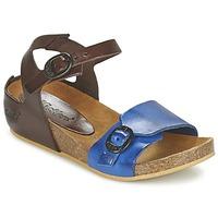 kickers bombom girlss childrens sandals in brown