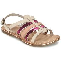 kickers dixmillion girlss childrens sandals in pink