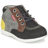 kickers babystan boyss childrens mid boots in black