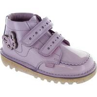 Kickers Kick Hi F Patl If girls\'s Children\'s Mid Boots in purple