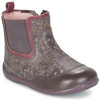 kickers bigor girlss childrens mid boots in brown