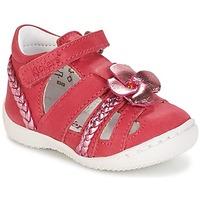 kickers ginger girlss childrens sandals in red