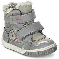 Kickers BLIZZ girls\'s Children\'s Mid Boots in grey