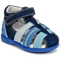 kickers babysun boyss childrens sandals in blue