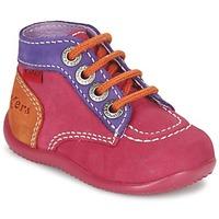 Kickers BONBON girls\'s Children\'s Mid Boots in pink