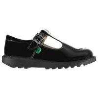 kickers kick t bar shoes child girls