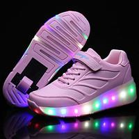Kid Boy Girl Wheely\'s Roller Skate Shoes / Ultra-light Single Wheel Skating LED Light Shoes / Athletic / Casual LED Shoes