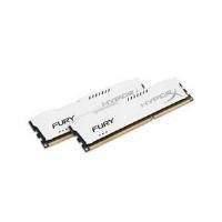 kingston hyperx fury white 8gb 2 x 4gb memory kit 1600mhz ddr3 non ecc ...