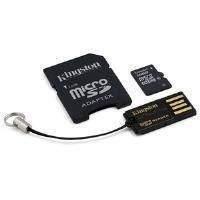 Kingston (16gb) Multi-kit/mobility Kit With A Single Card With Sd Adapter And A Usb Card Reader (class 10)