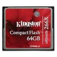 Kingston Compactflash Ultimate (64gb) Memory Card 266x With Recovery S/w