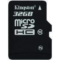 Kingston (32gb) Microsdhc Card (class 10) Single Pack Without Adaptors