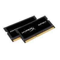 Kingston HyperX Impact 8GB (2x4GB) Memory Kit 1600MHz DDR3L CL9 SODIMM Non-ECC Unbuffered 1.35V
