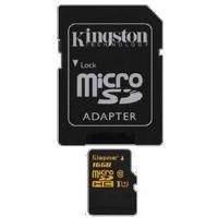 Kingston (16gb) Uhs-i Microsdhc Card (class 10) With Adaptor