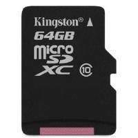 kingston 64gb microsdxc flash card class 10