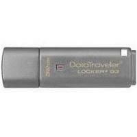 Kingston Datatraveler Locker+ G3 (32gb) Usb 2.0 Flash Drive (silver)