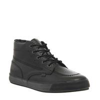 kickers tovni hi black leather