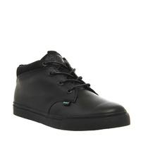 kickers tovni shoot sneaker black leather