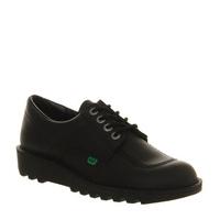 kickers kick lo m black leather