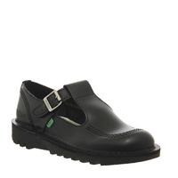 kickers kick lo aztec black leather