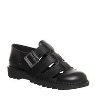 Kickers Kick Low Weave BLACK LEATHER