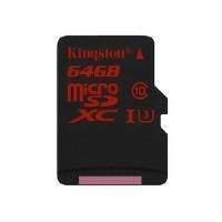 Kingston (64gb) Microsdhc Us-1 Speed Class 3 (sd Adapter Not Included)