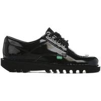 Kickers Kick Lo M Core Black Patent Boots women\'s Casual Shoes in black