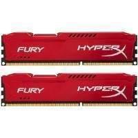 Kingston HyperX FURY Red 16GB (2 x 8GB) Memory Kit 1333MHz DDR3 Non-ECC CL9 1.5V Unbuffered