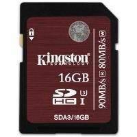 Kingston (16GB) SDHC/SDXC UHS-I Speed Flash Card (Class 3)