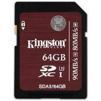 Kingston (64GB) SDHC/SDXC UHS-I Speed Flash Card (Class 3)