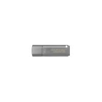 Kingston DataTraveler Locker+ G3 8 GB USB 3.0 Flash Drive - Silver - 1 Pack