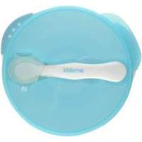 Kidsme Suction Bowl Set with Spoon (Aquarmarine)