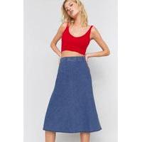 Kings Of Indigo Calla Denim Skirt, BLUE