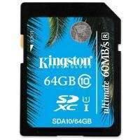 Kingston 64GB SDXC UHS-I Ultimate Flash Card (Class 10)